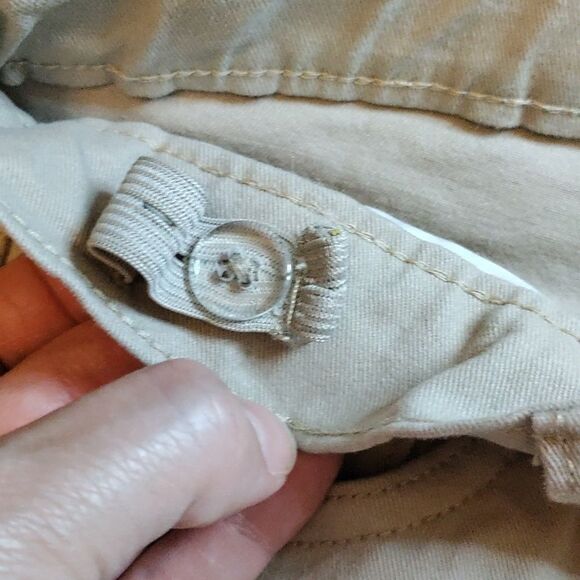 Nautica Khaki Pants size 16 Cotton Tan Pants Uniform Pants - Picture 4 of 6